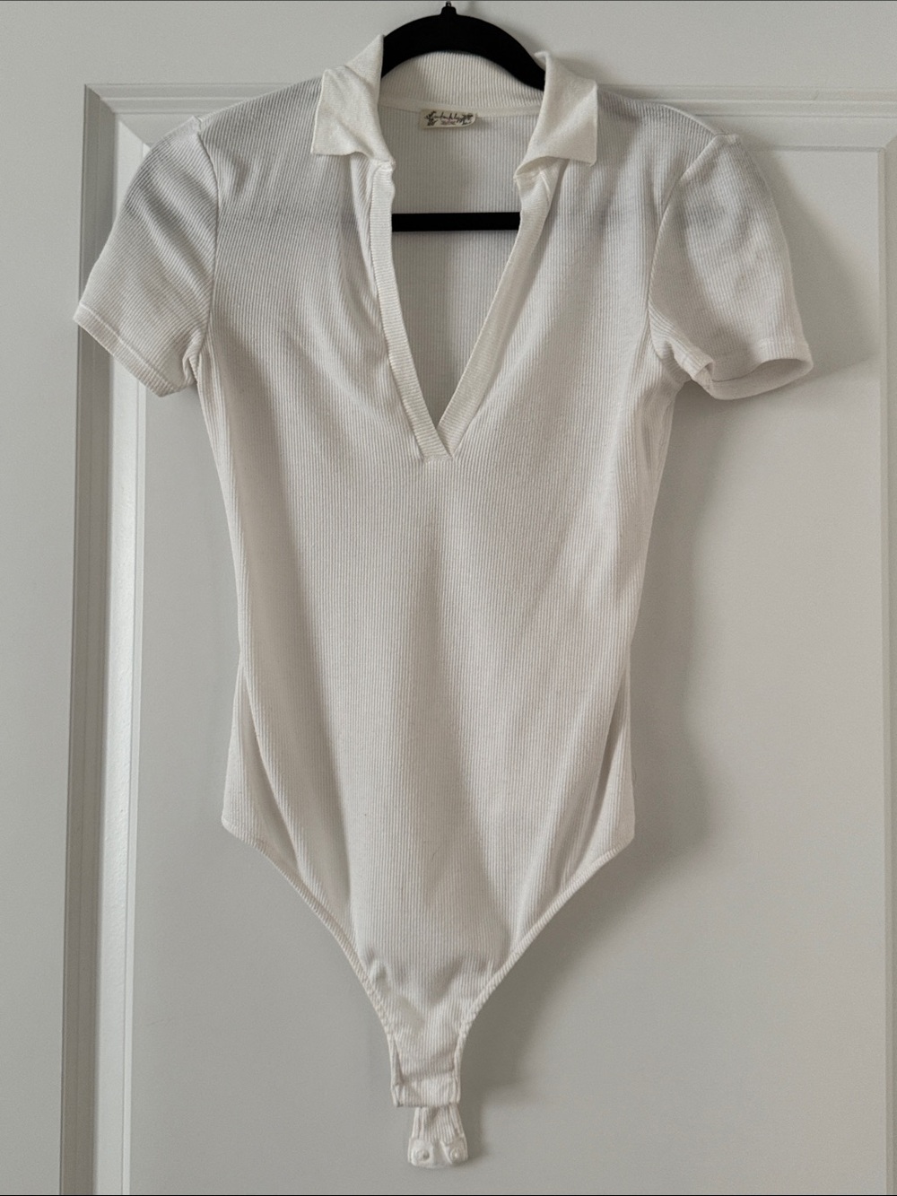 Intimately Free People Ribbed Polo One-Piece Bodysuit